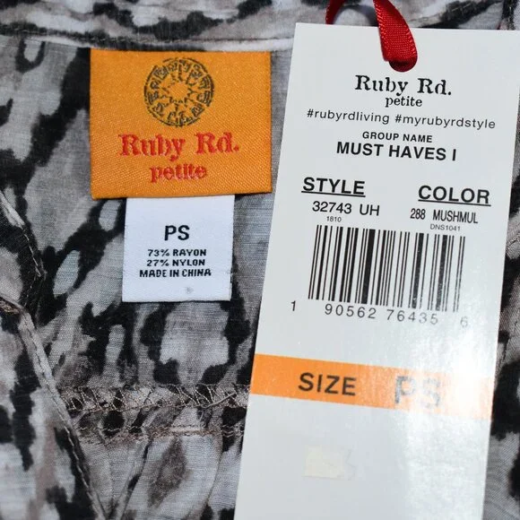 Ruby Rd. Multicolored Top - Picture 3 of 3